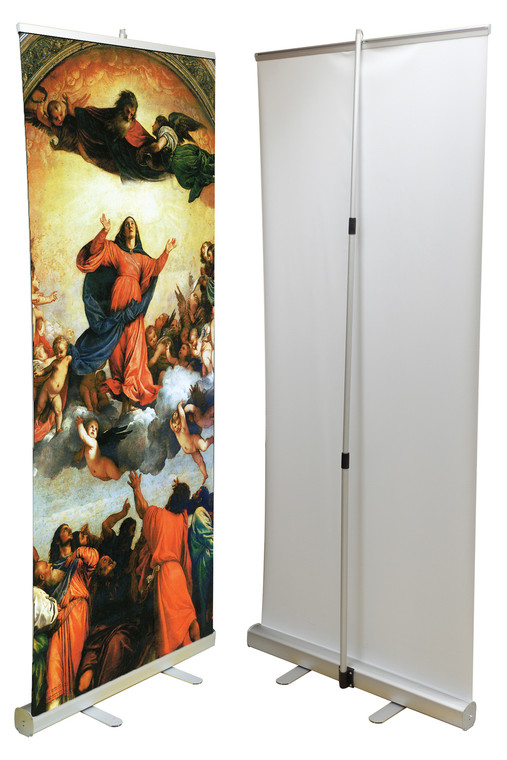 Assumption of the Virgin by Titian Banner Stand