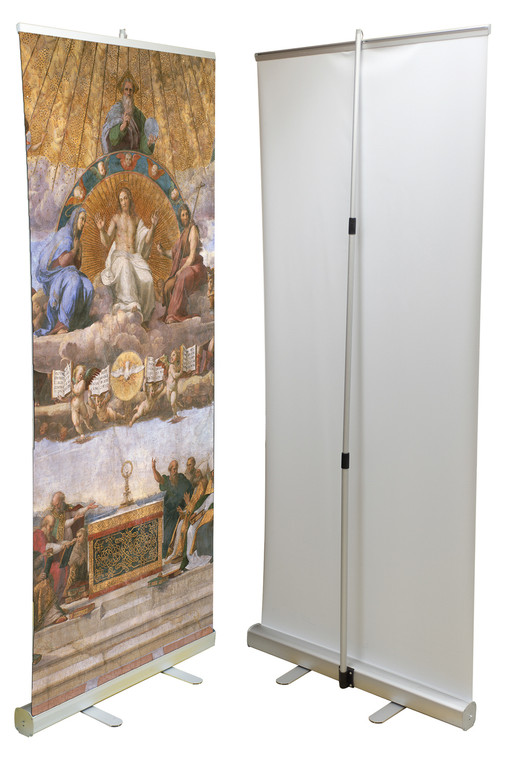 Disputation of the Eucharist by Raphael Banner Stand