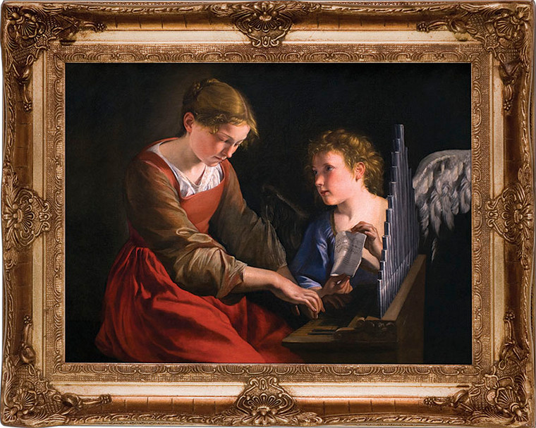 St. Cecilia - Museum Framed Canvas