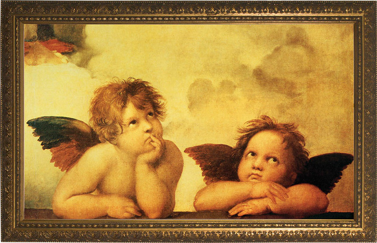 Sistine Madonna Angels Framed Art