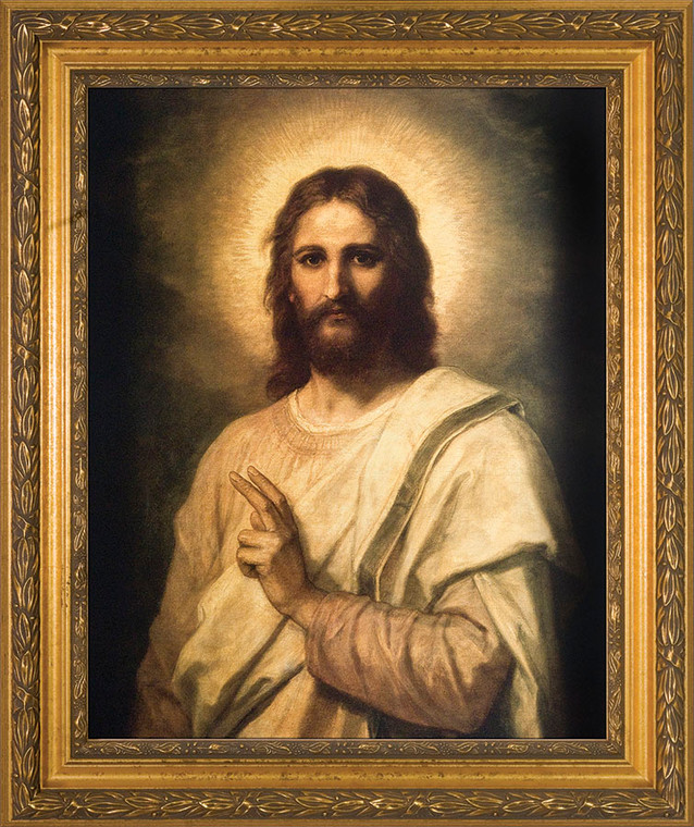 Figure of Christ Framed Art
