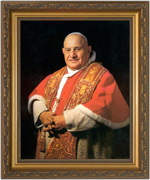 Pope John XXIII Sainthood Framed Portrait