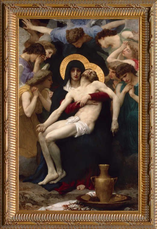 La Pieta - Ornate Gold Framed Art La Pieta - Ornate Gold Framed Art