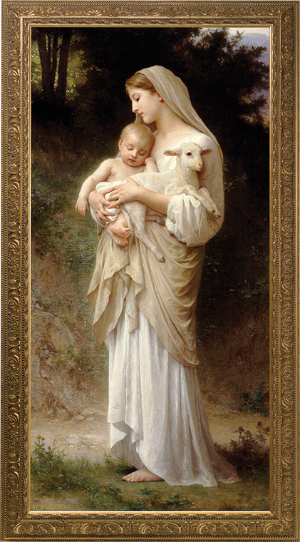 L'Innocence - Ornate Gold Framed Canvas