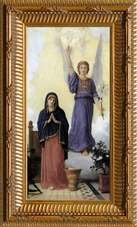 L'Annunciation - Ornate Gold Framed Art