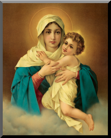 Schoenstatt Madonna Wall Plaque