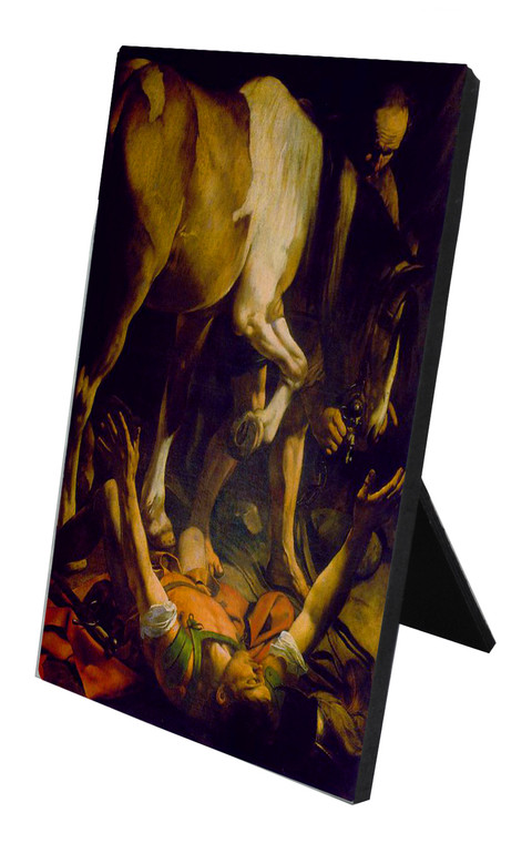 St. Paul by Caravaggio Vertical Desk Plaque