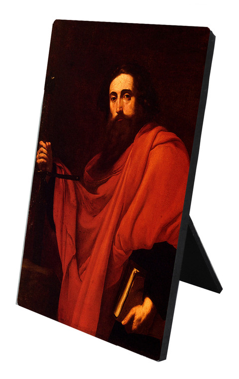 De Saint Paul by Ribera Vertical Desk Plaque