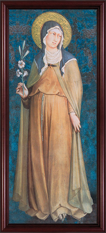 St. Clare - Cherry Framed Art