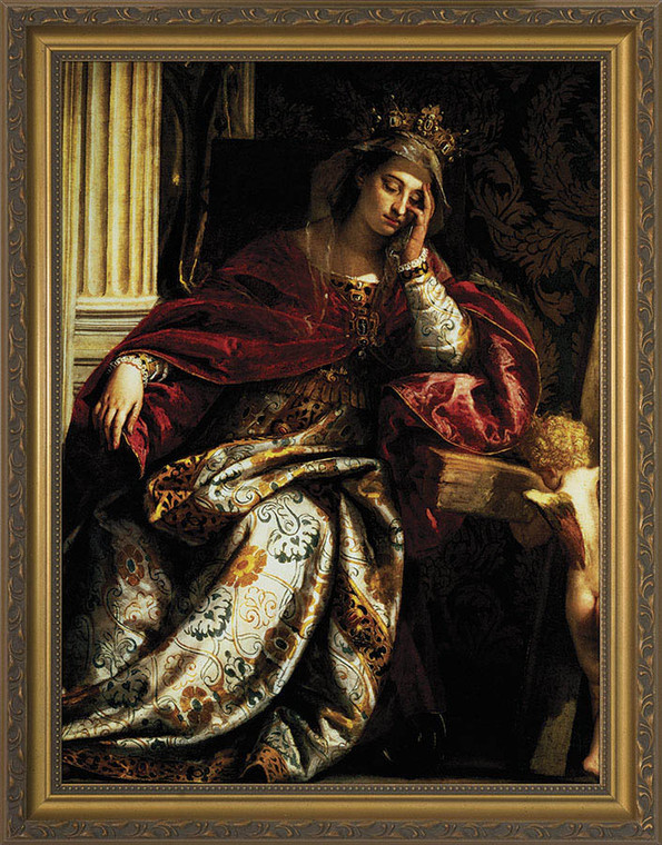 Vision of St. Helen Framed Art