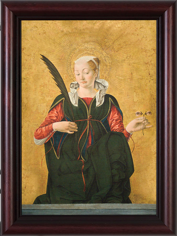 St. Lucy Framed Art