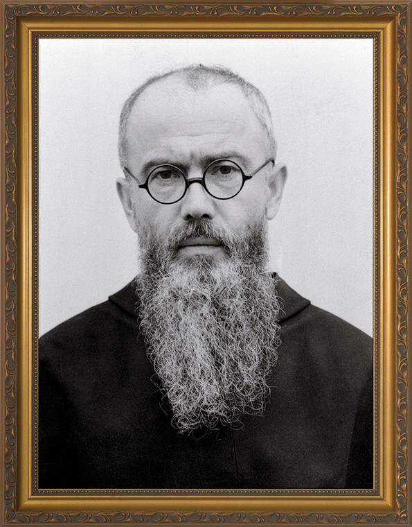 St. Maximilian Kolbe Portrait Framed Art