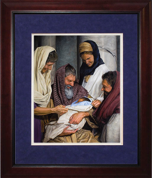 Presentation in the Temple II by Jason Jenicke Matted - Cherry Framed Art