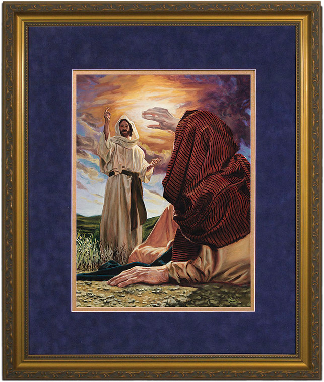 Conversion of St. Paul by Jason Jenicke Matted - Standard Gold Framed Art