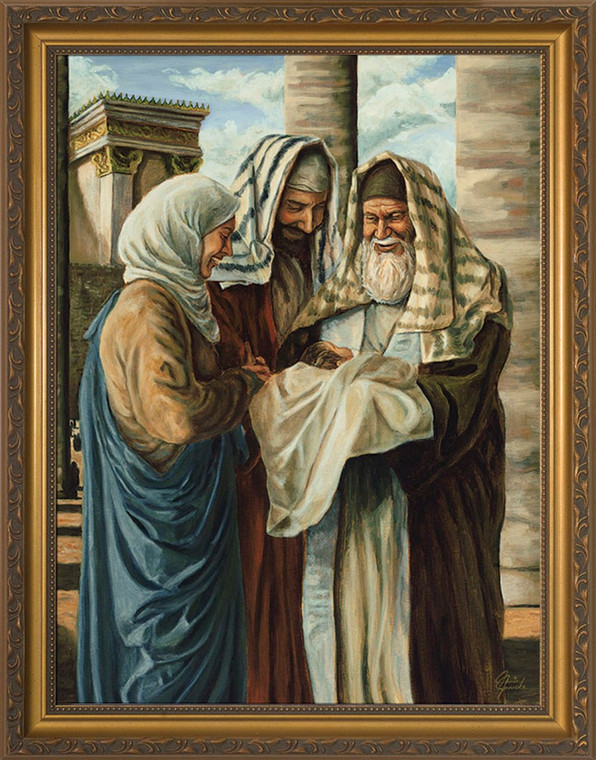 Presentation in the Temple by Jason Jenicke - Standard Gold Framed Art
