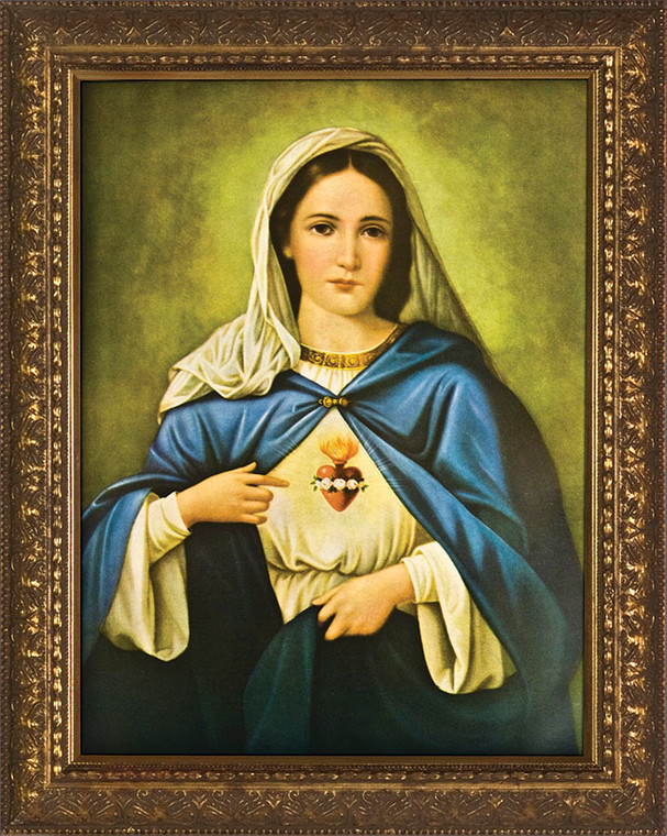 Immaculate Heart - Gold Framed Art