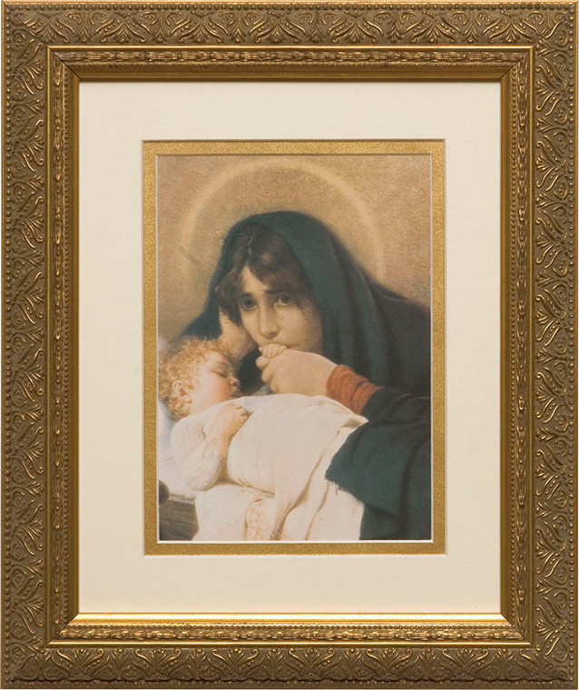 Mother's Love Matted - Gold Framed Art