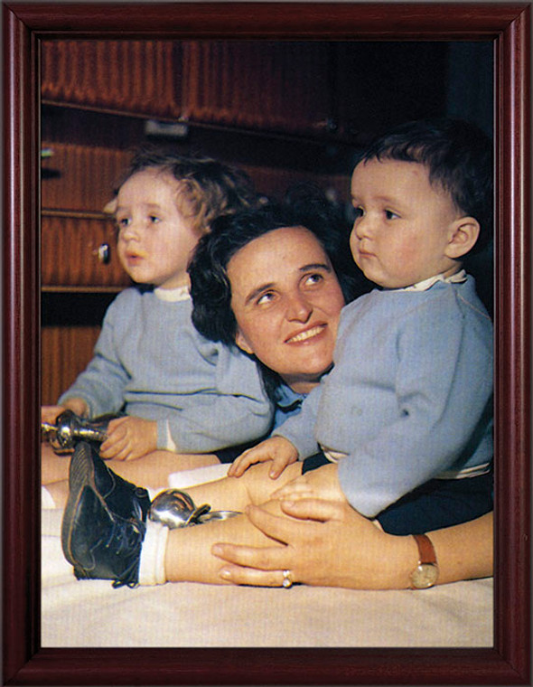 St. Gianna Molla (Library) Framed Art