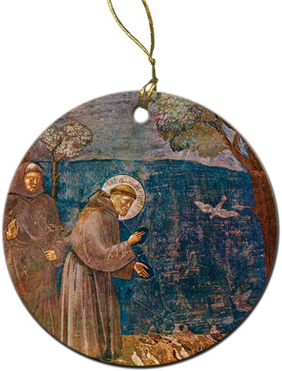 St. Francis with Birds Ornament