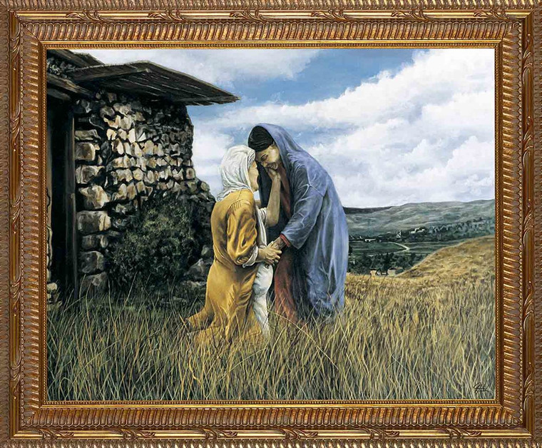 The Visitation I by Jason Jenicke - Ornate Gold Framed Art (Limited Edition)