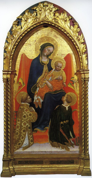 Madonna and Child by Fabriano print