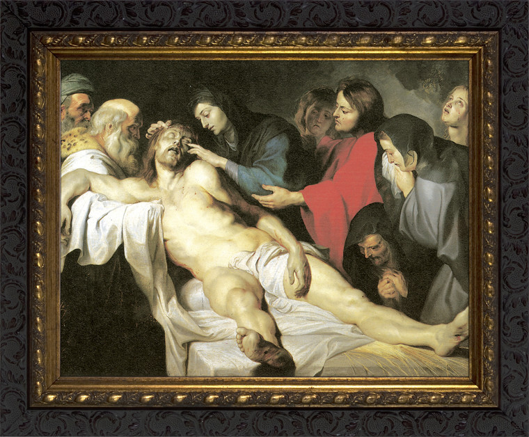 The Lamentations - Ornate Dark Framed Art The Lamentations - Ornate Dark Framed Art