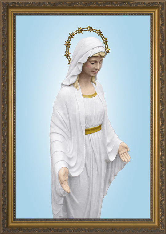 Our Lady of Good Help - Gold Framed Art