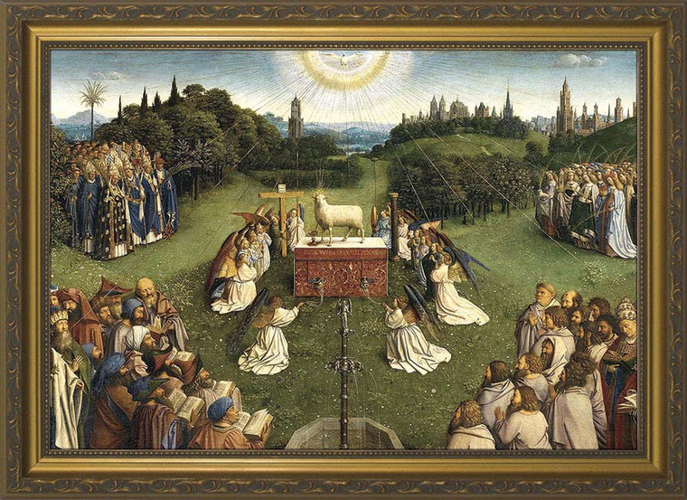 Altar of the Lamb Church-Sized Framed Canvas