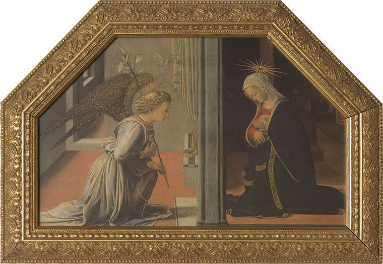 Annunciation by Lippi Framed Art