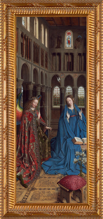 Annunciation by Van Eyck Framed Art
