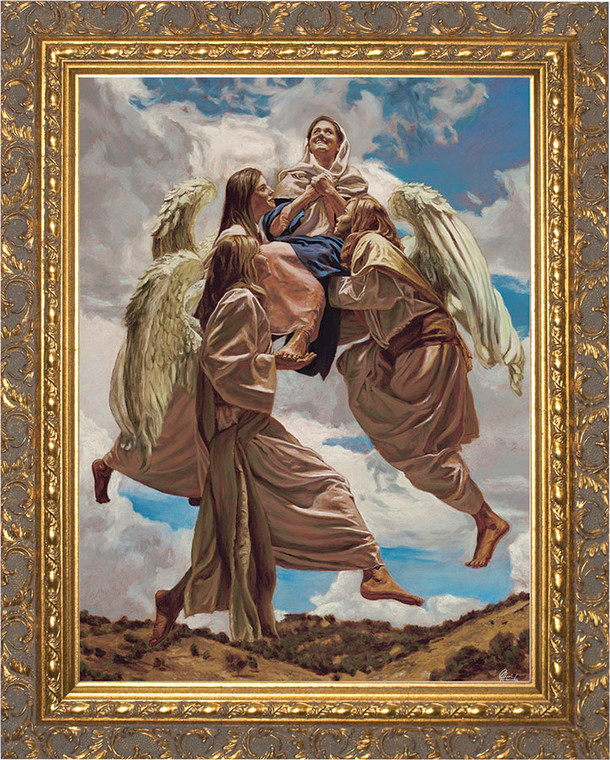 Assumption into Heaven by Jason Jenicke Gold Framed Art