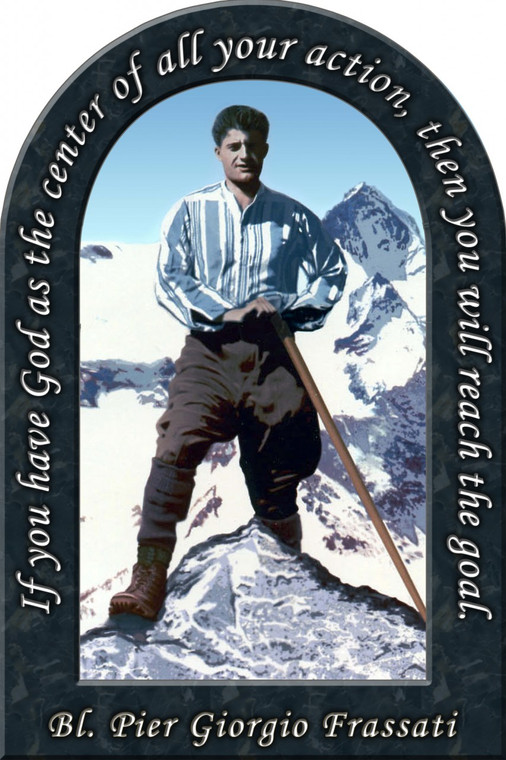 Bl. Pier Giorgio Prayer Arched Magnet