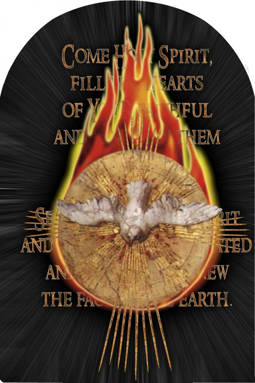 Holy Spirit Arched Magnet