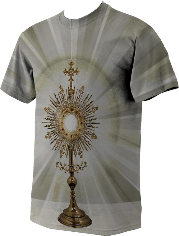 Monstrance Graphic Poly T Shirt