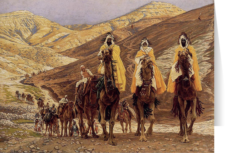 Journey of the Magi by James Tissot Christmas Cards  (25 Cards)