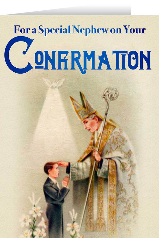 Nephew's Confirmation Greeting Card