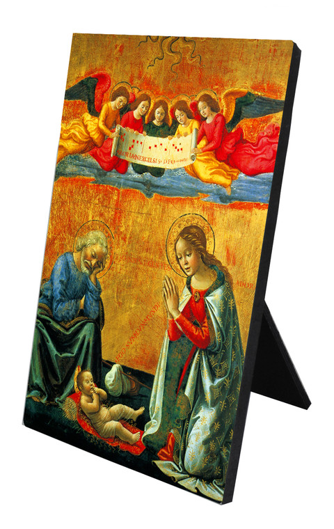 Nativity by Ghirlandaio Vertical Desk Plaque