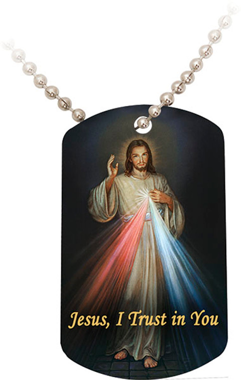 Divine Mercy Dog Tag