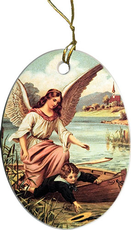 Guardian Angel on the Boat Ornament