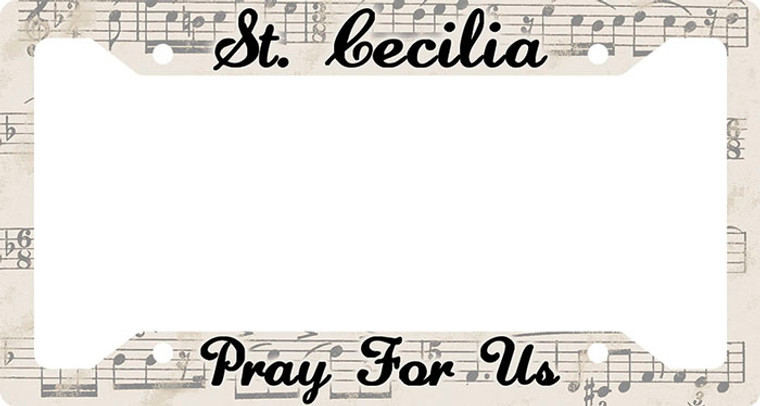 St. Cecilia Plate Frame