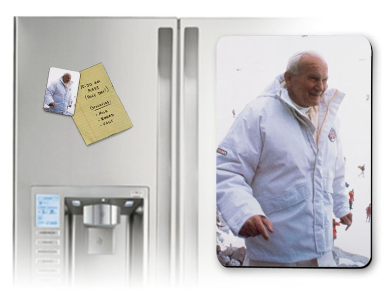 St. John Paul II Pope on the Slope  Magnet