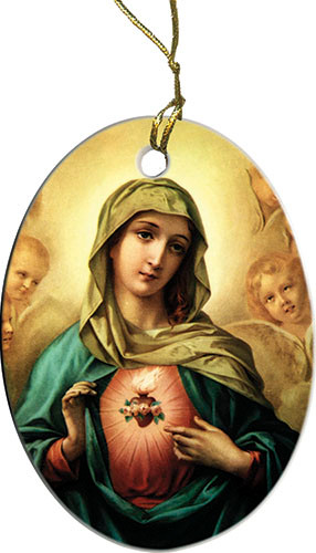 Immaculate Heart of Mary Ornament