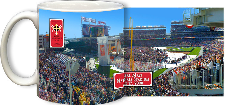 Papal Mass at Nationals Stadium 2008 Mug