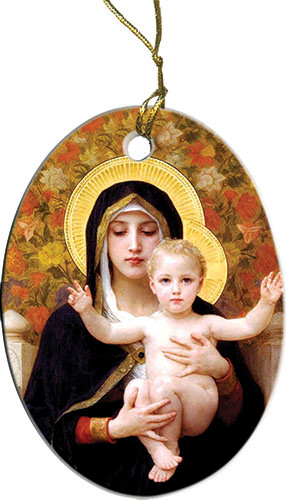 La Vierge au Lys Ornament