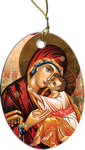Madonna and Child II Ornament