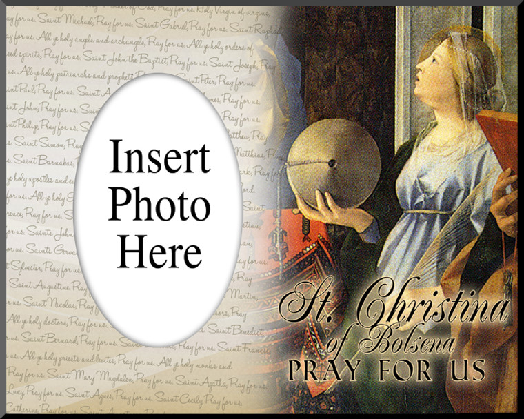 St. Christina of Bolsena Photo Frame