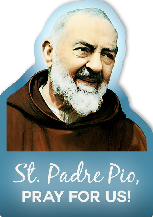 St. Padre Pio Visor Clip