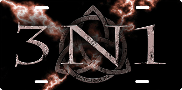Trinity 3N1 Storm License Plate
