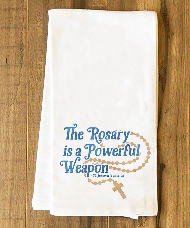 Rosary Tea Towel