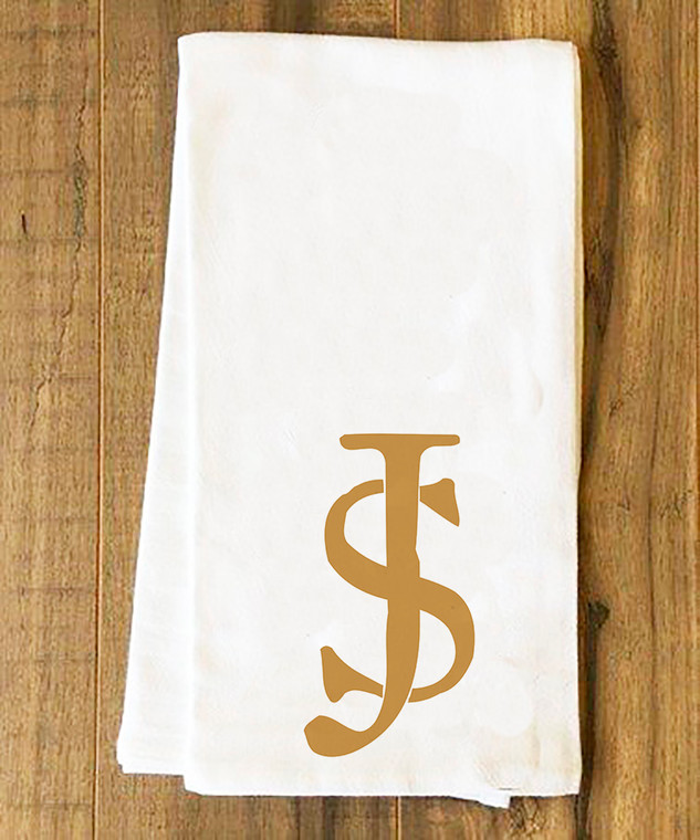 St. Joseph Monogrammed Tea Towel